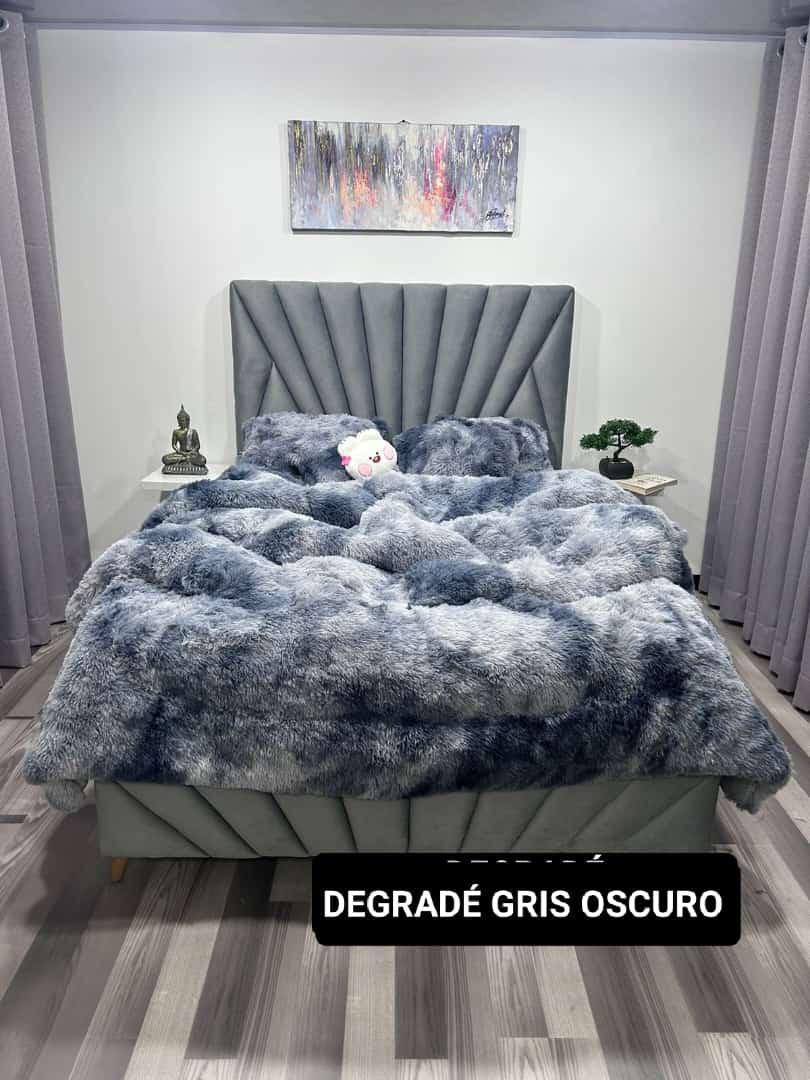 EDREDÓN PIEL DE GANSO PELUDO L.P