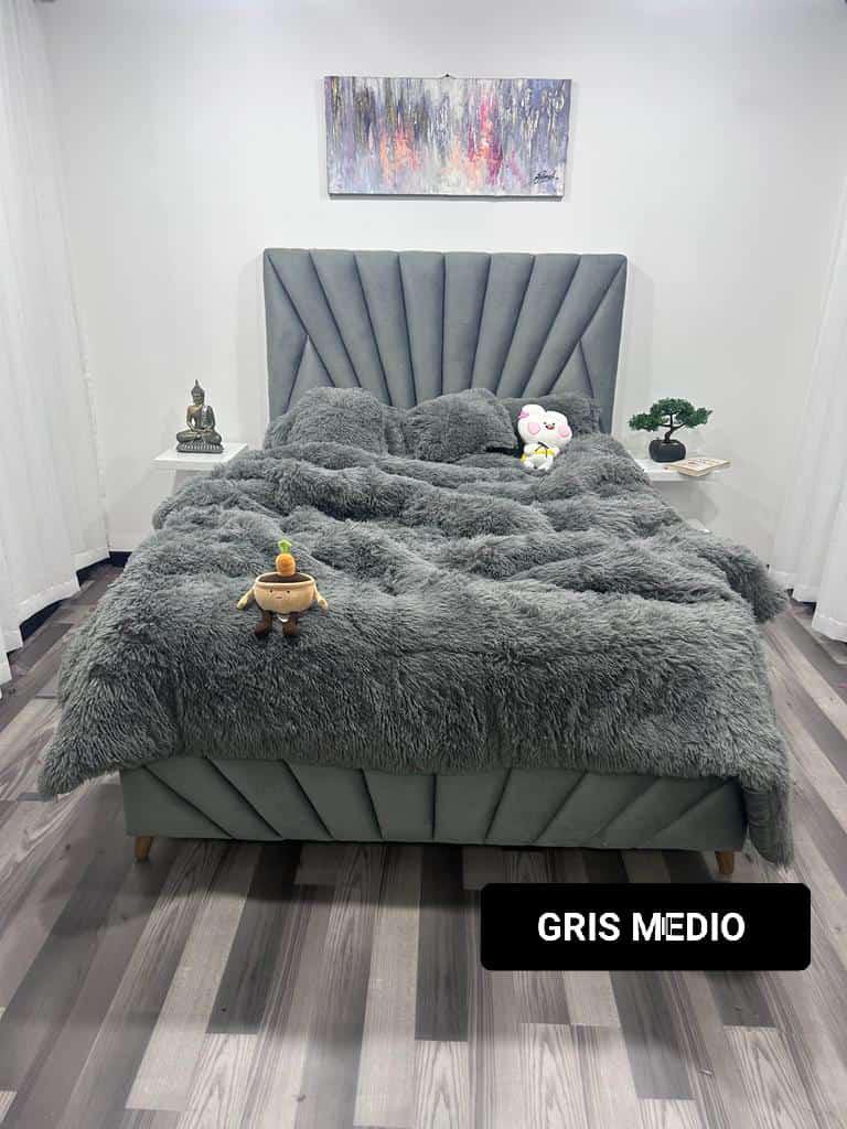 EDREDÓN PIEL DE GANSO PELUDO L.P
