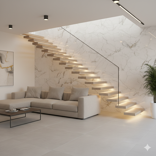 Panel Adhesivo Mármol Nube de Plata x10u