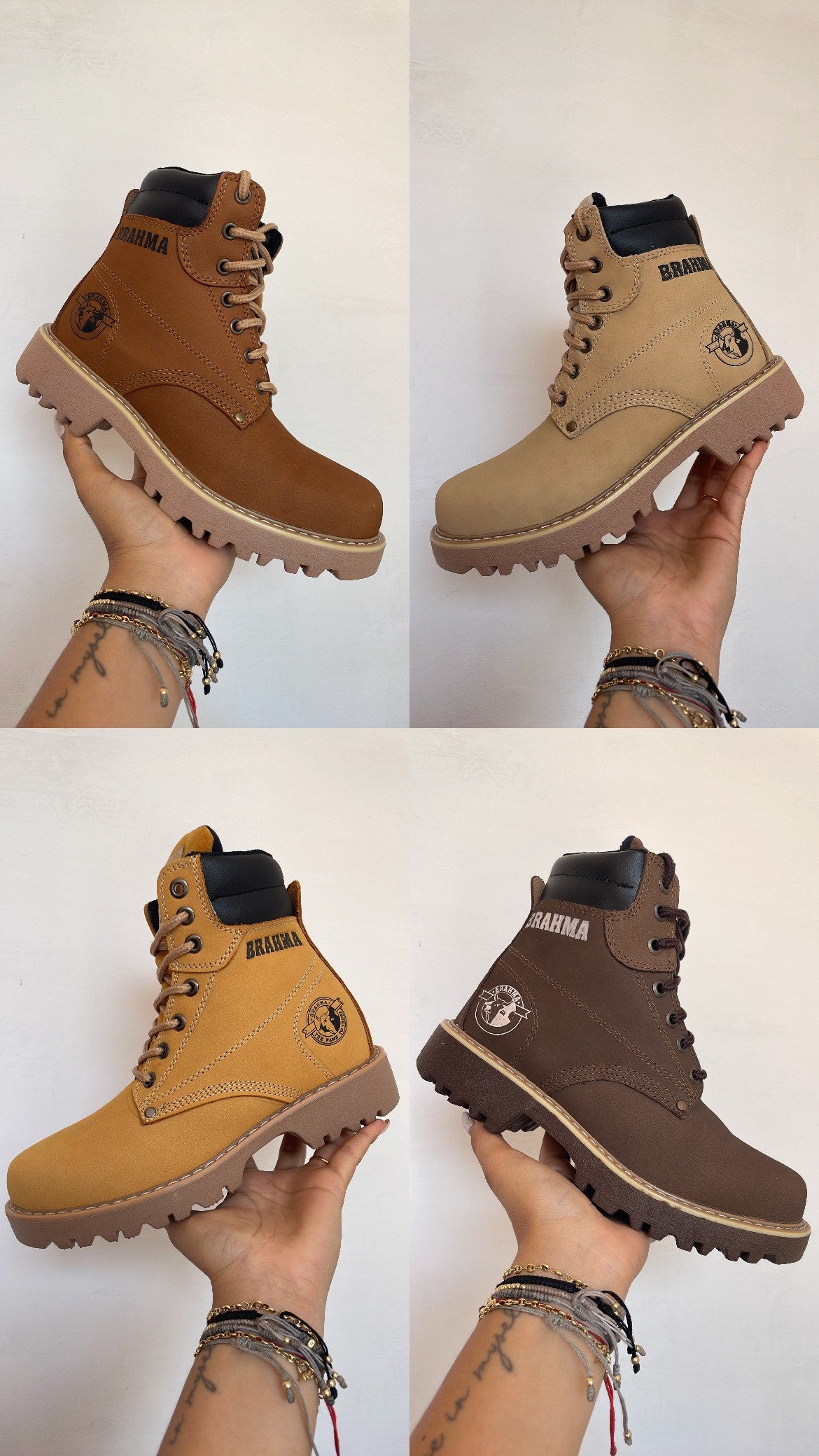 BOTA BRAHMA CLASICA CUERO