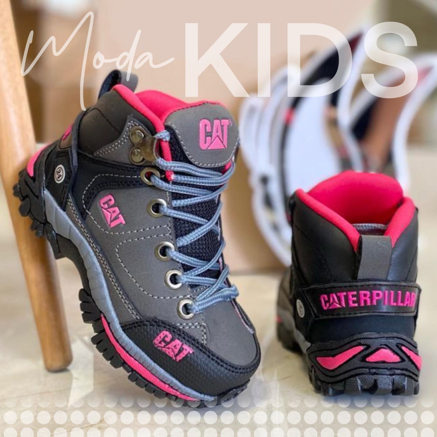 BOTA CAT MA INFANTIL