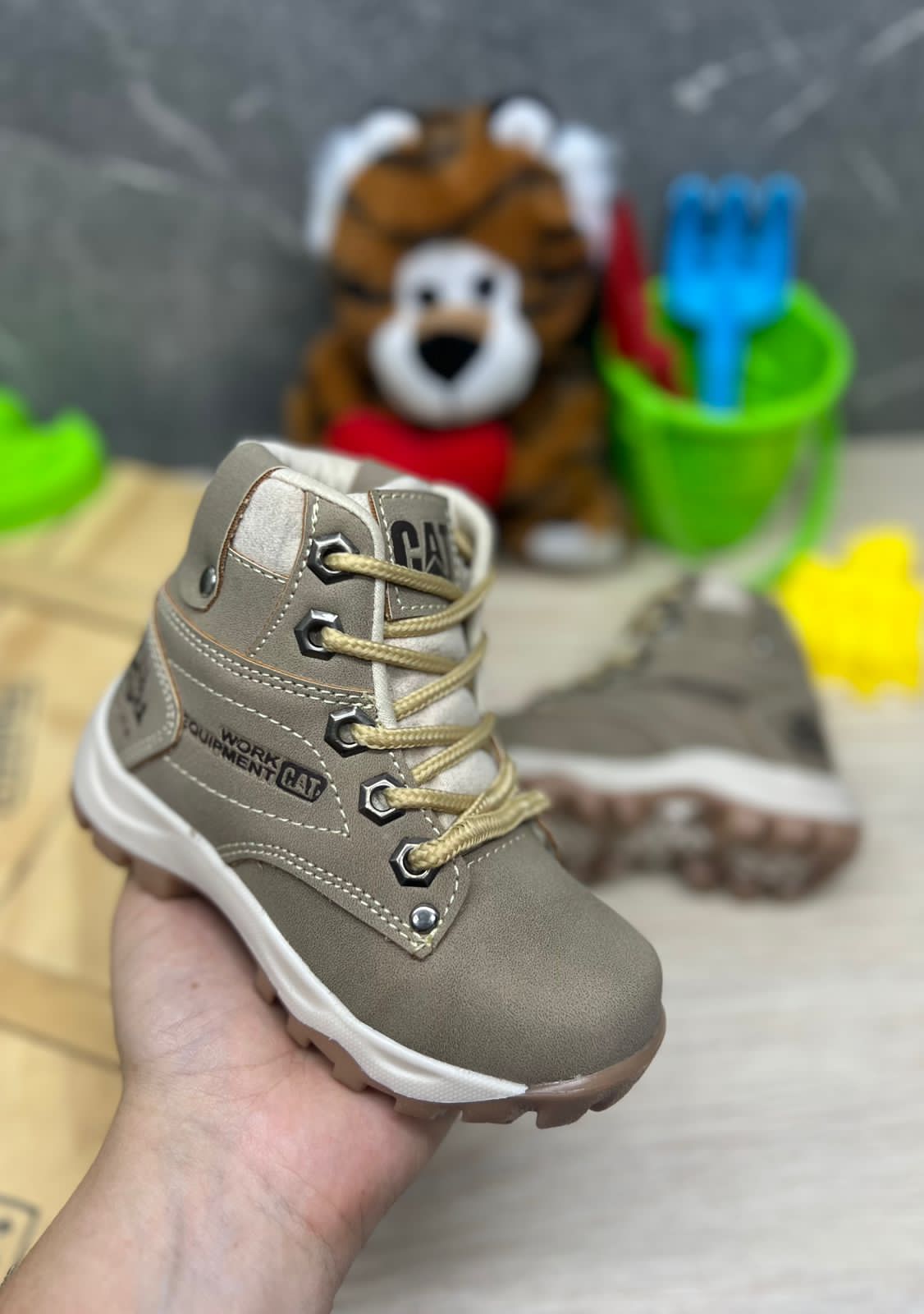 BOTA CAT WORK INFANTIL