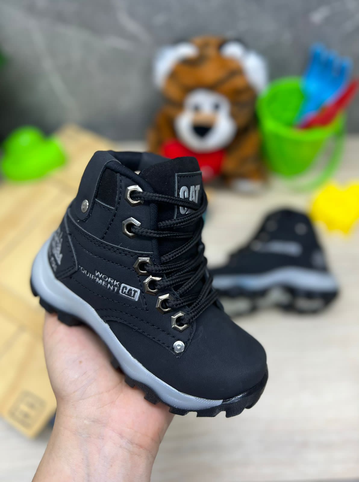 BOTA CAT WORK INFANTIL