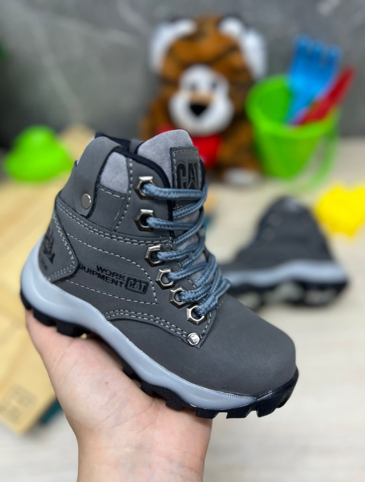 BOTA CAT WORK INFANTIL