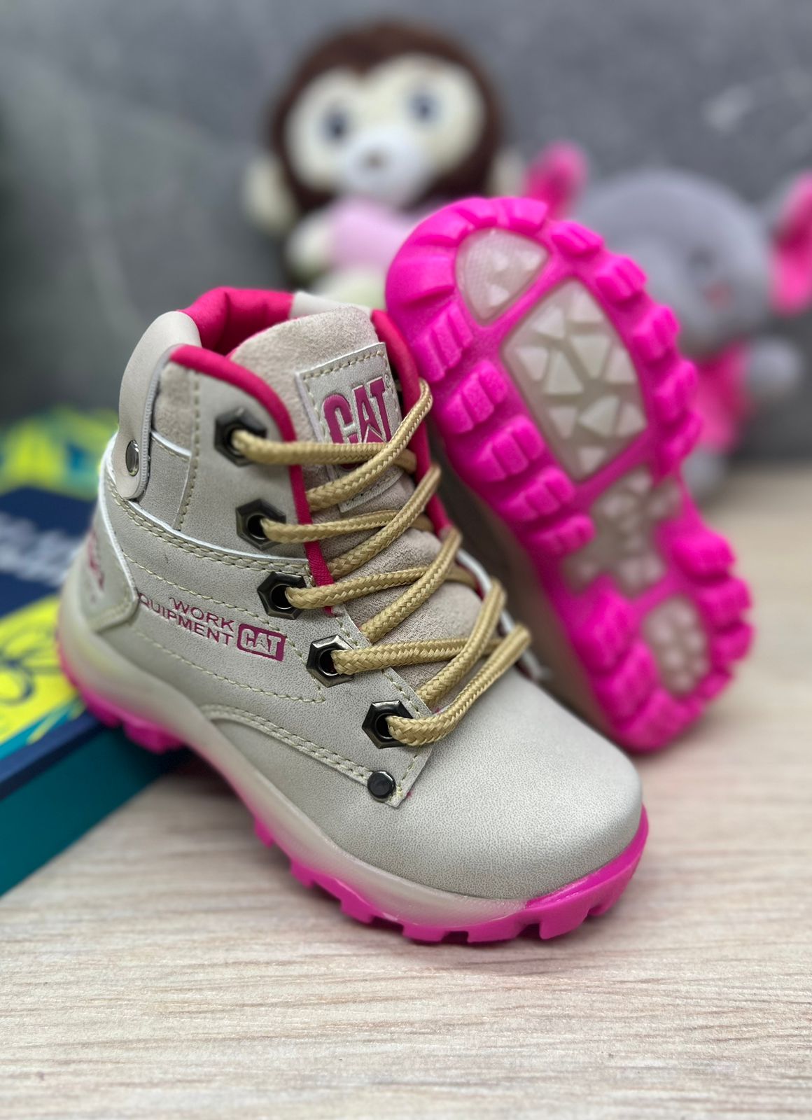 BOTA CAT WORK INFANTIL