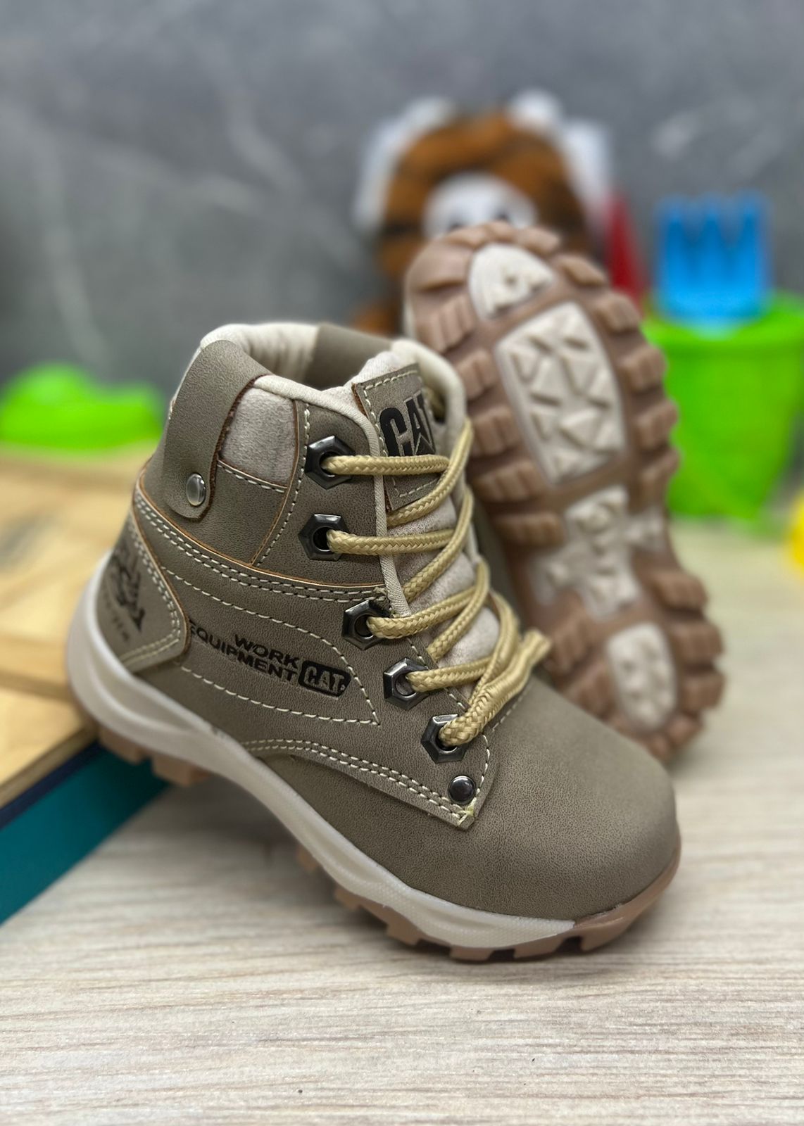 BOTA CAT WORK INFANTIL