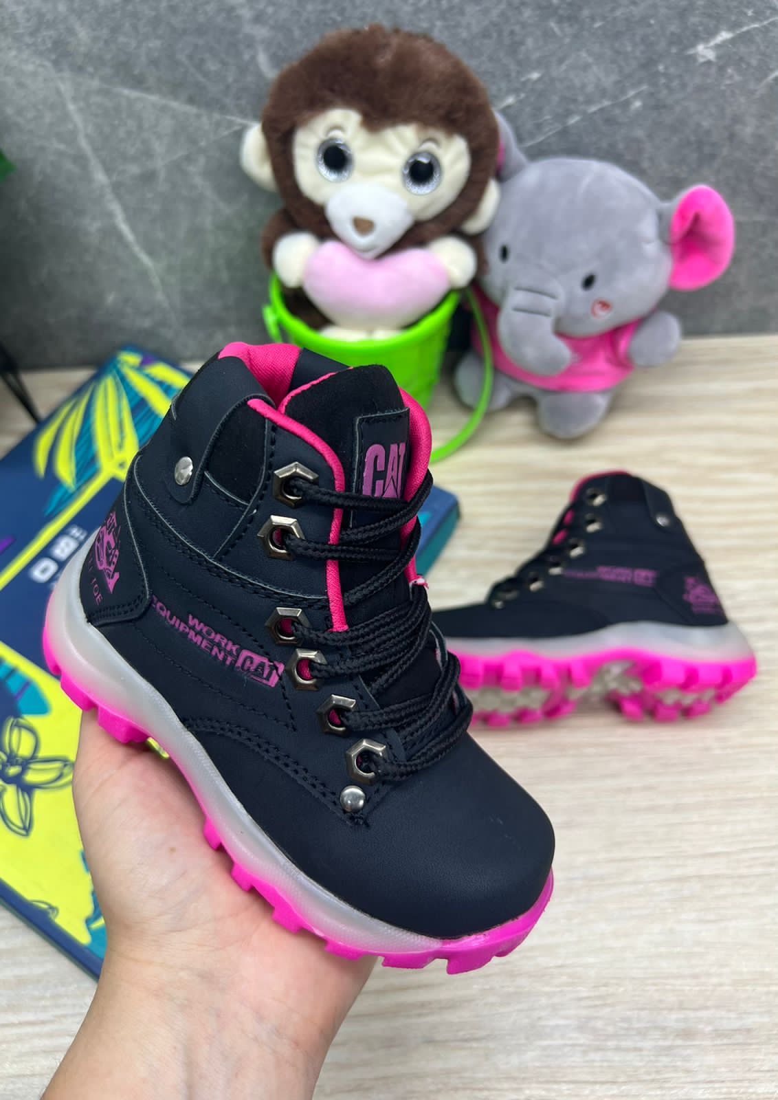BOTA CAT WORK INFANTIL