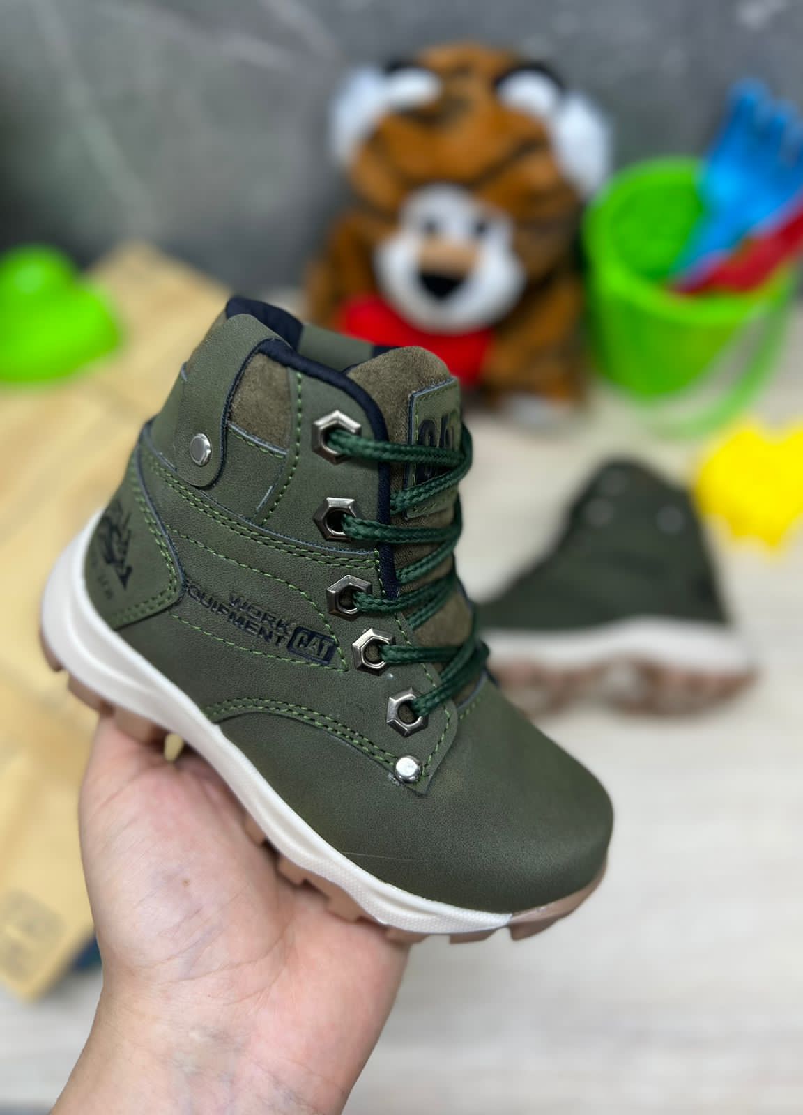 BOTA CAT WORK INFANTIL