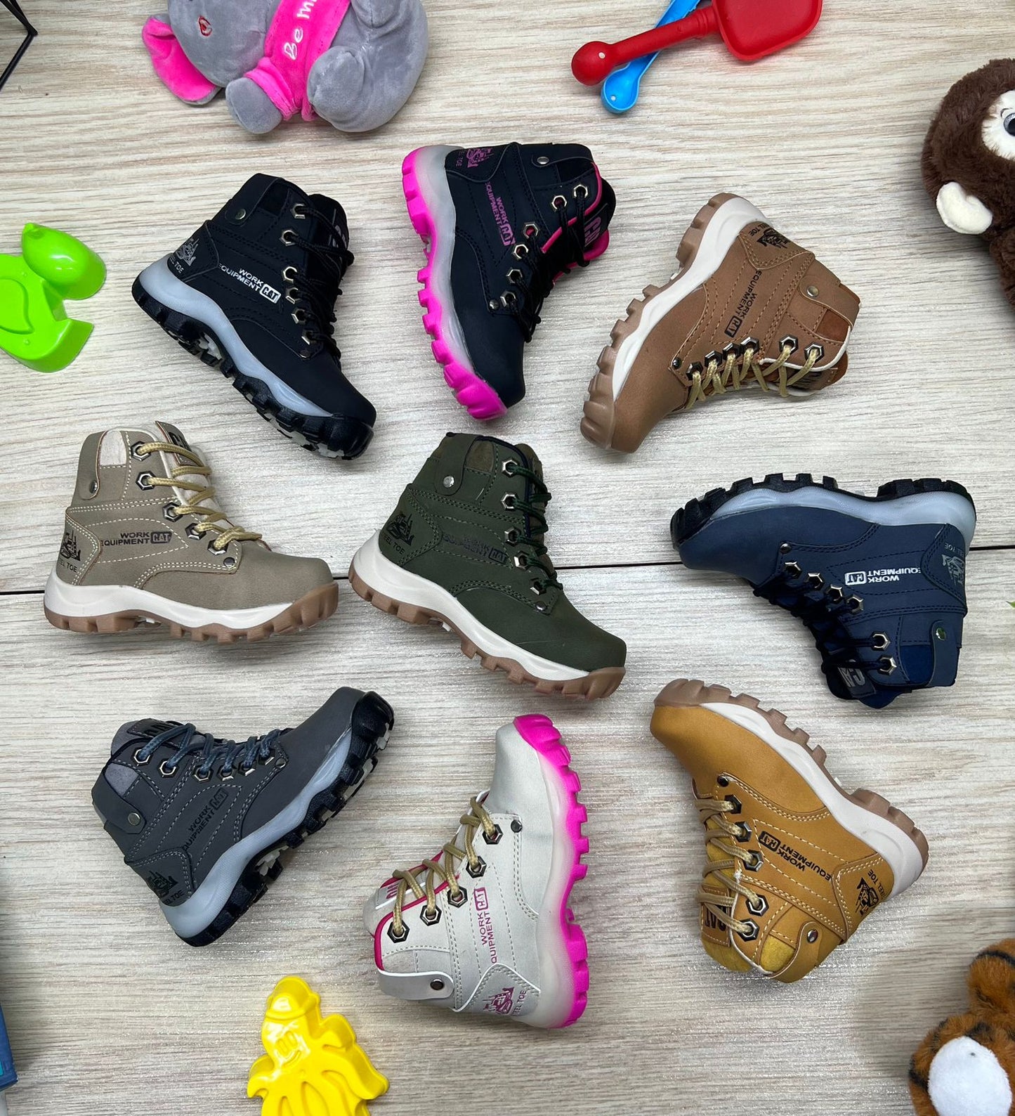 BOTA CAT WORK INFANTIL