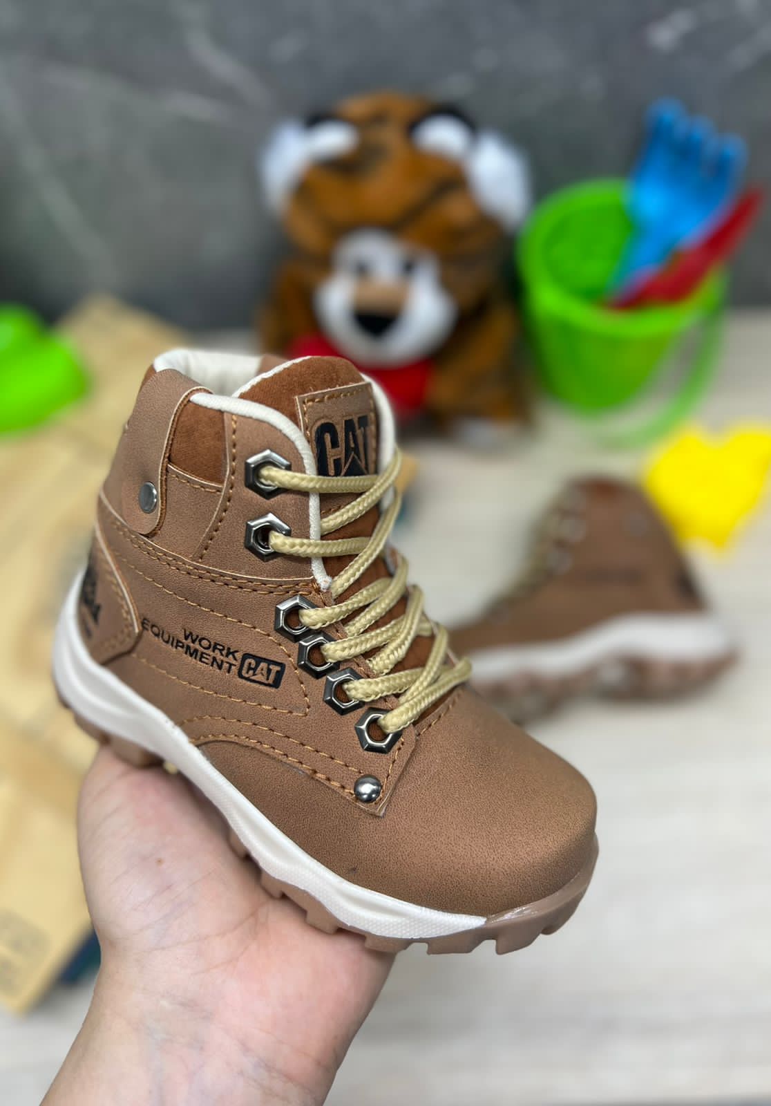 BOTA CAT WORK INFANTIL