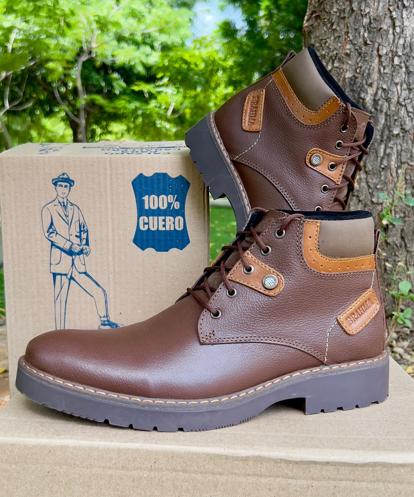 BOTIN CLASSIC BRAHMA - CUERO GENUINO