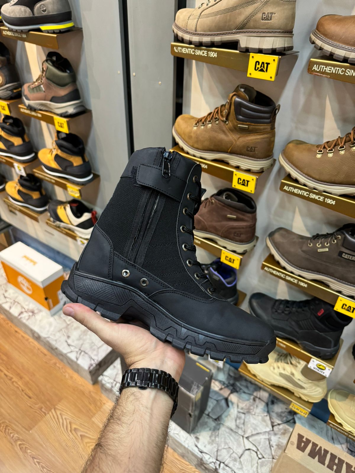 BOTA SWAT ALPHA FURY - CAÑA ALTA