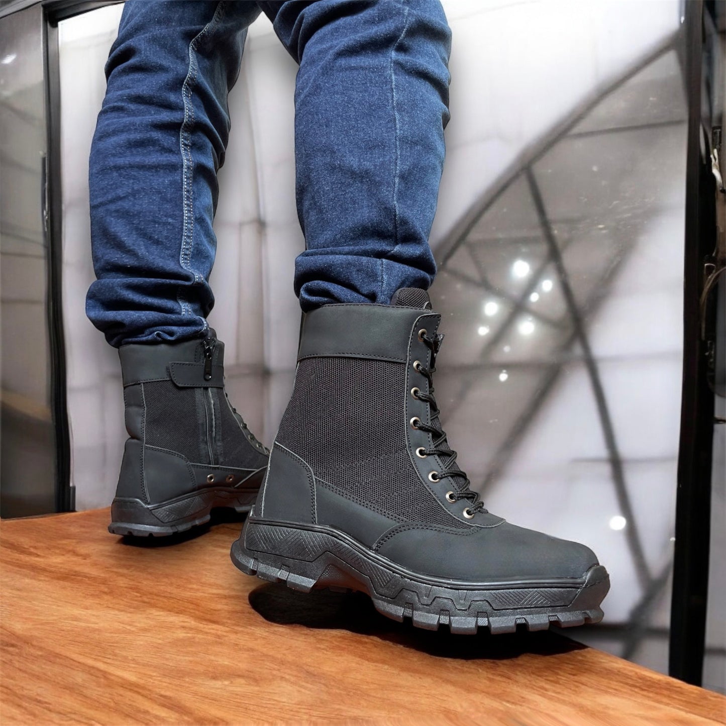 BOTA SWAT ALPHA FURY - CAÑA ALTA