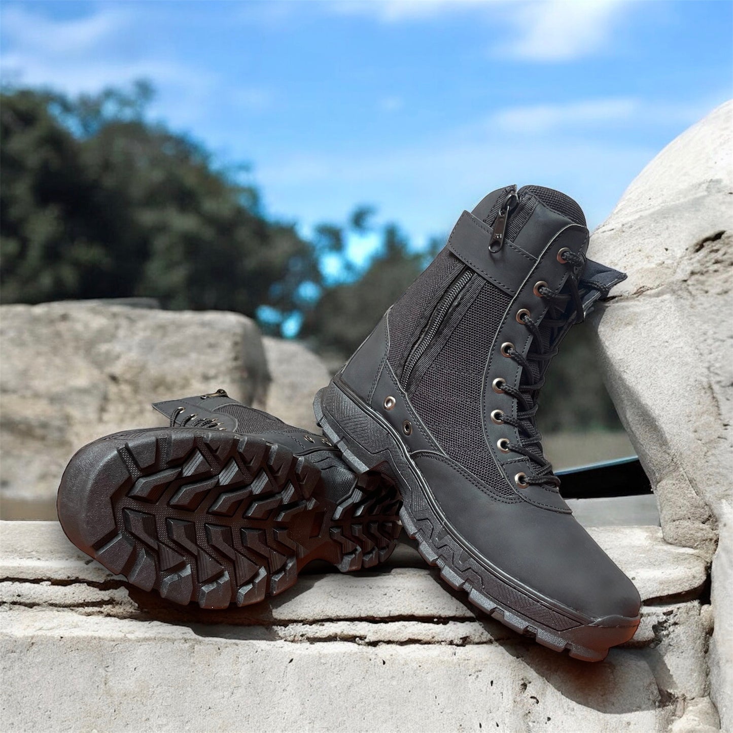 BOTA SWAT ALPHA FURY - CAÑA ALTA