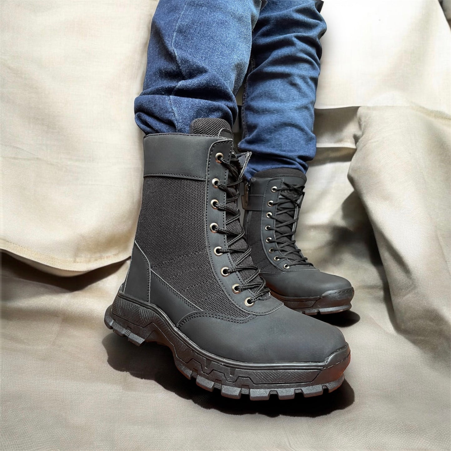 BOTA SWAT ALPHA FURY - CAÑA ALTA