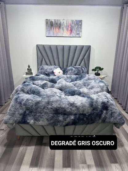 EDREDÓN PIEL DE GANSO PELUDO L.P