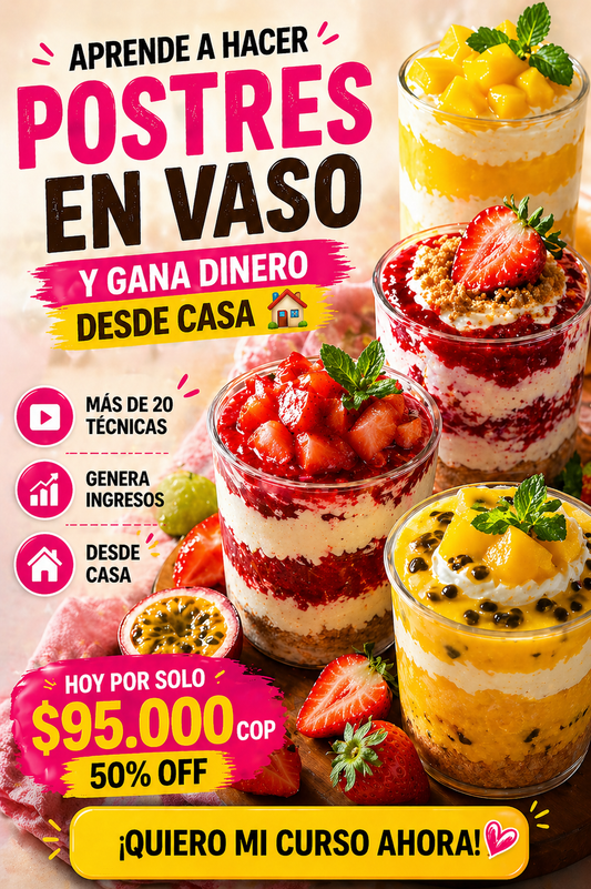POSTRES EN VASO