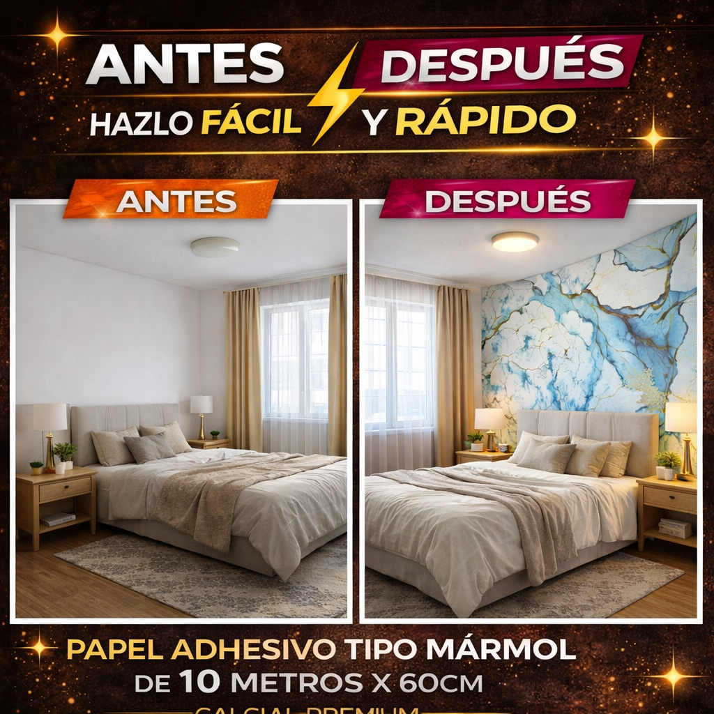 papel brillante 10mx60cm VAK-18685