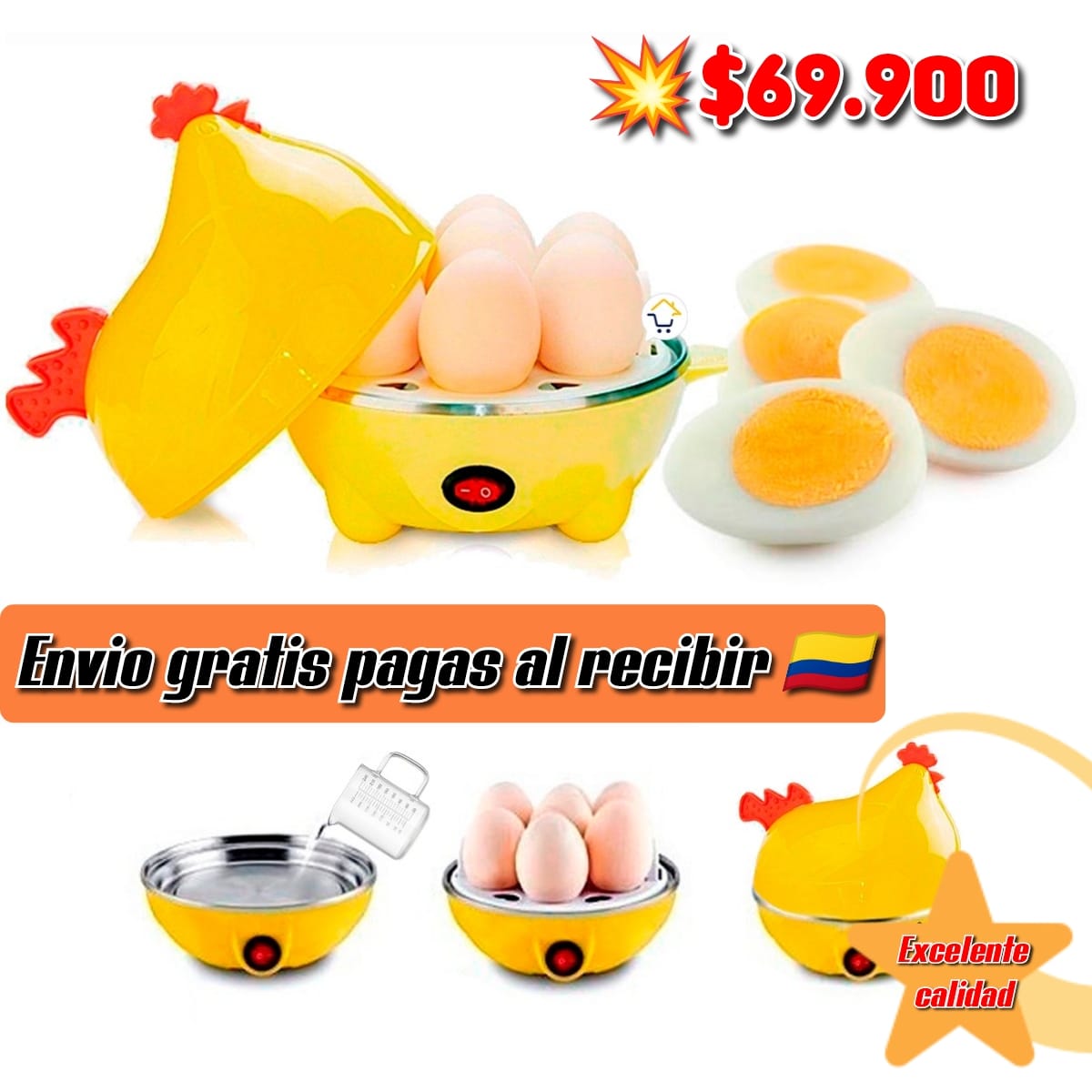 Gallina Olla hervidora de huevos