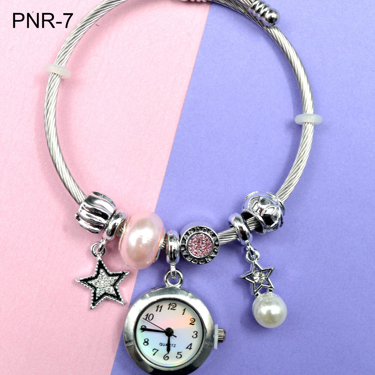 RELOJ PULSERA TIPO PANDORA