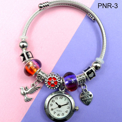 RELOJ PULSERA TIPO PANDORA