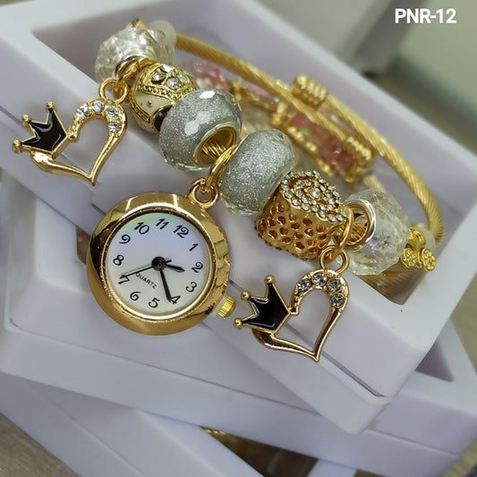 RELOJ PULSERA TIPO PANDORA