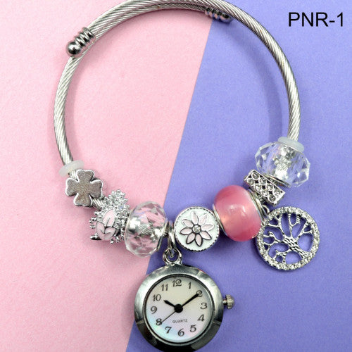 RELOJ PULSERA TIPO PANDORA