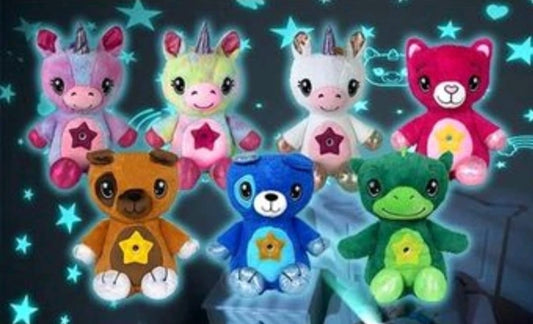 Peluche Star Belly musical proyector de luces Estrellas