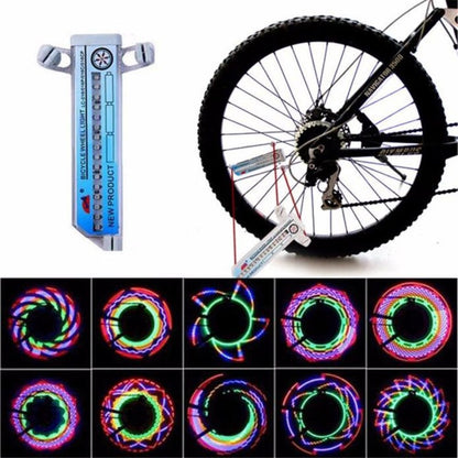 Luces Led De Bicicleta Para Rueda 32 Patrones Diferentes